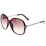 Kvinders Gradient Brown Lens Mørk rød ramme UV beskyttelse Butterfly Solbriller