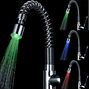 Contemporary Thermochromic Color Changing LED Faucet Nozzle