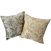 Conjunto de 2 Jacquard fronha decorativa Floral