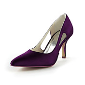 Fashion Satin Stiletto Heel Pumps With Hollow-out Wedding Shoes (More Colors)