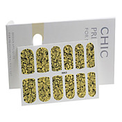 3PCS 2D Full Cover Finger Nail Sticker Mixed Style NO.15