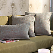 Conjunto de 3 elegante fronha de linho decorativa