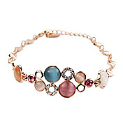 Chic 18K Gold plated with Opal Women's Fashion Bracelets