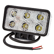 18W 1500LM 6000-6500K Natural White Light Lamp LED impermeável Flood (10-30V)
