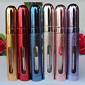12ml Portable caisse en aluminium de bouteille de parfum vaporisateur de voyage (couleur aléatoire)