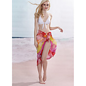 Fyrværkeri Mønster Chiffon Sarong