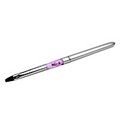 1PCS UV Gel Nail Brush Svart med metall håndtak