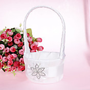 eenvoudige bloem mand met strass bloem (meer kleuren)