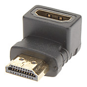 90 graden naar links hdmi m / v adapter voor v1.3/v1.4