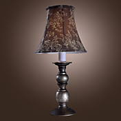 40W Table Light Painting avec abat-jour en tissu aménagé Motif floral