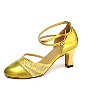 De las mujeres de cuero de la correa del tobillo modernos zapatos de baile / salón (más colores)