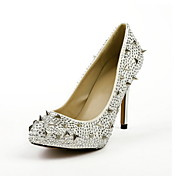 Suede Stiletto Heel Pumps With Rivet Party / Evening Shoes