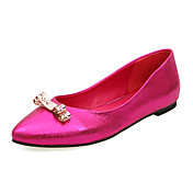 Chic Leatherette Flat Heel Pointy Toe With Bowknot Party / Evening / Casual Shoes (More Colors)