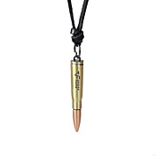 Simple Alloy Bullet Necklace(More Colors)