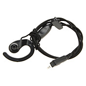 Two Way Radio Handsfree Ear Hook Microphone Earphonewith Coarse intertexture wire and AB hook DQ-KCB-101AB