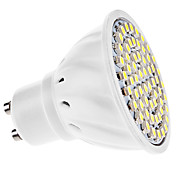 GU10 3W 60x3528SMD 120-150LM 6000-6500K Natural White Light LED Spot Bulb (110/220V)