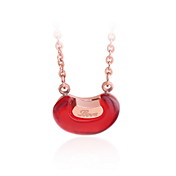Beautiful Ruby Agate Women's Necklace