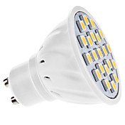 GU10 3.5W 21x5050SMD 180-210LM 3000-3500K Warm White Light LED Spot Bulb (110/220V)