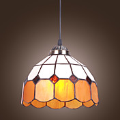 60W Tiffany hanglamp met 1 licht Eenvoudig Ontwerp