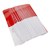 Universal Red-hvitt mønster Warning reflekterende klistremerker Protective Films for Biler (150-Pieces)