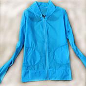 Women's Mustache Print Sun-proof Coat