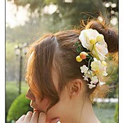 Women's Vinatage Light Color Flower Hair Clip