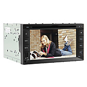 6,2 tommers 2DIN bil dvd spiller (gps, dvb-t, ipod, RDS)