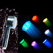 Hedendaagse chroom 7 kleuren wijzigen LED Handle Douchekop