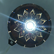 1W Ornate Led Flush Mount DYC033 in Floral Crystal Design for Porch/Corridor/Aisle