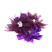 Gorgeous Net/Satin With Pearl/Rhinestone Women's Fascinators