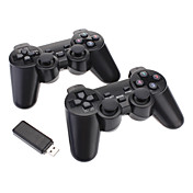 2.4GHz Wireless Controller vibración para PC (Incluye 2 reguladores)