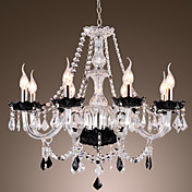 STARK - Lampadario a candela in cristallo con 8 lampadine