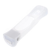 Adaptador MotionPlus + manga de silicona para Wii / Wii U remoto (Blanco)