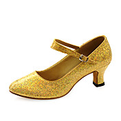 Women's Sparkling Glitter Upper Ankle Strap Modern / Ballroom Dance Shoes (More Colors)