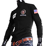 Tempo libero Ricamo Giacca uomo (colori assortiti)