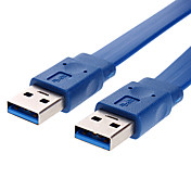 USB 3.0 AM / AM-Flachkabel für den Drucker, Mobile Devices (1 m)