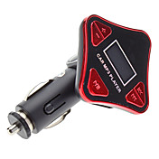 Universal de 0,9 pulgadas de pantalla LCD TF / USB Car MP3 FM Transmisor jugador con mando a distancia