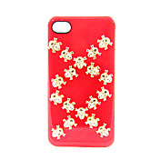X Shape Skull Custodia rigida per iPhone 4/4S