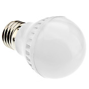 E27 4W 35x5050SMD 250-350LM 6000-6500K bianco naturale della luce bianca coperchio LED Lampadina della sfera (220-240V)