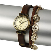 Faux Leather Ronda movimiento de cuarzo reloj más colores