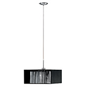 40W luz pendiente moderna con cortinas de la tela negra abajo en Diseño threadiness