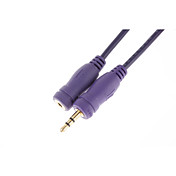 Gold Plated 3.5 mm M to F Stereo Audio Cable (10 m)