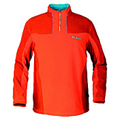 Ultra-Light stand collare in pile Abbigliamento uomo (Red)