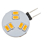 G4 2W 6x5630SMD 140-160LM 3000-3500K Warm White Light LED Spot Bulb (AC 12V)