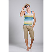 Trendy Contrasto Colore Casual Vest Uomo