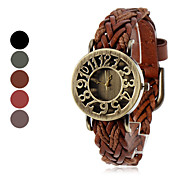 Women's Quartz Leather Analog Wrist Watch (Assorted Colors)