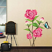 Red Flower Wall Sticker