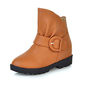 Elegant Leatherette Flat Heel Boots With Buckle Party/Evening Shoes(More Colors)