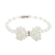 Fashion Handmade Bow Butterfly Pearl Bracelet