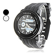 Écran tactile caoutchouc numérique automatique Multi-Mouvement de montre-bracelet style des hommes (couleurs assorties)